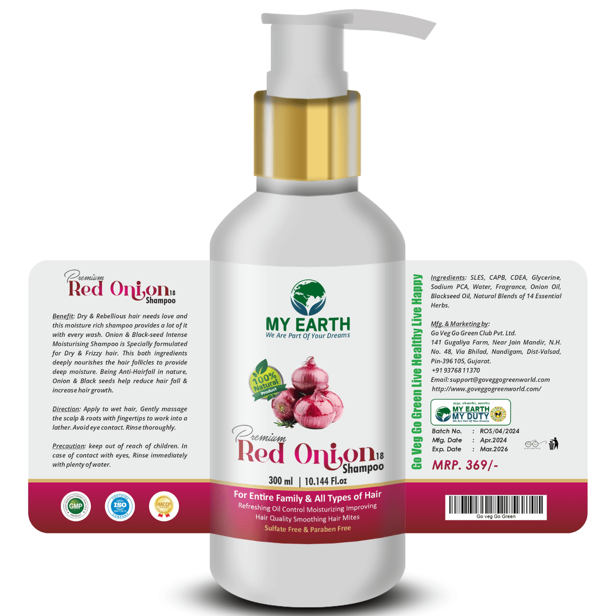 Onion 18 Hair Shampoo