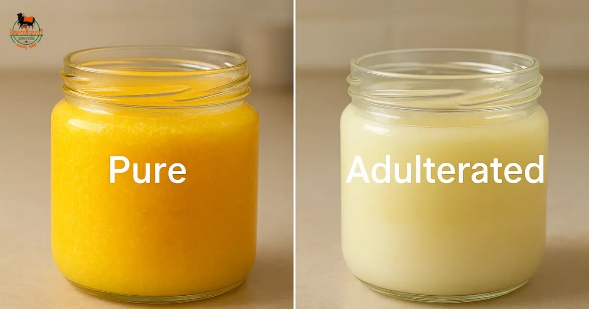 ghee adulternation